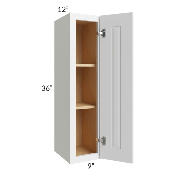Southport White Shaker 9x36 Wall Cabinet