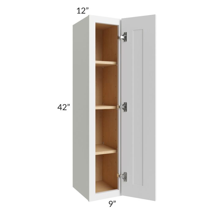 Asheville White Shaker 09x42 Wall Cabinet