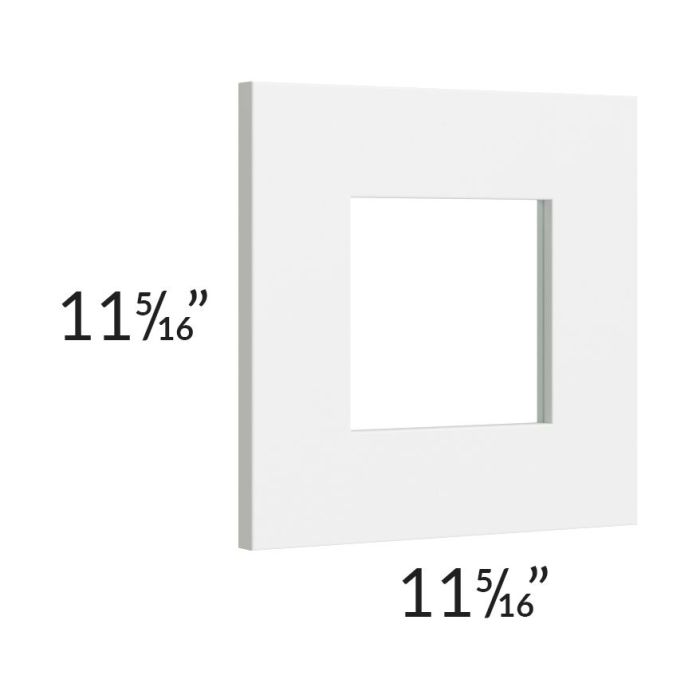 Aspen White Shaker 12x12 Glass Door Only with Glass Included
