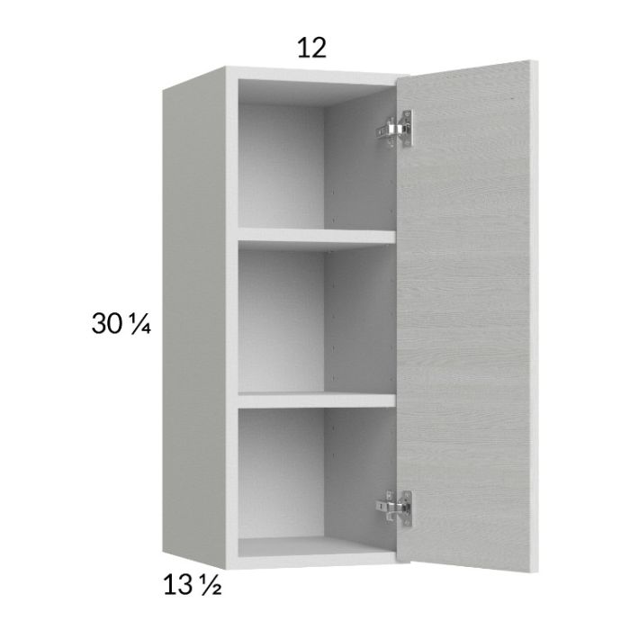 Euro White Grain 12x30-1/4 Wall Cabinet