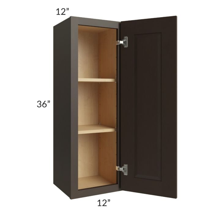 Southport Espresso Shaker 12x36 Wall Cabinet