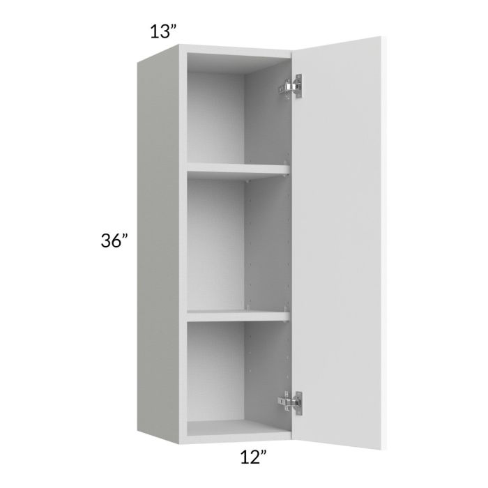 Milan White Matte 12x36 Wall Cabinet