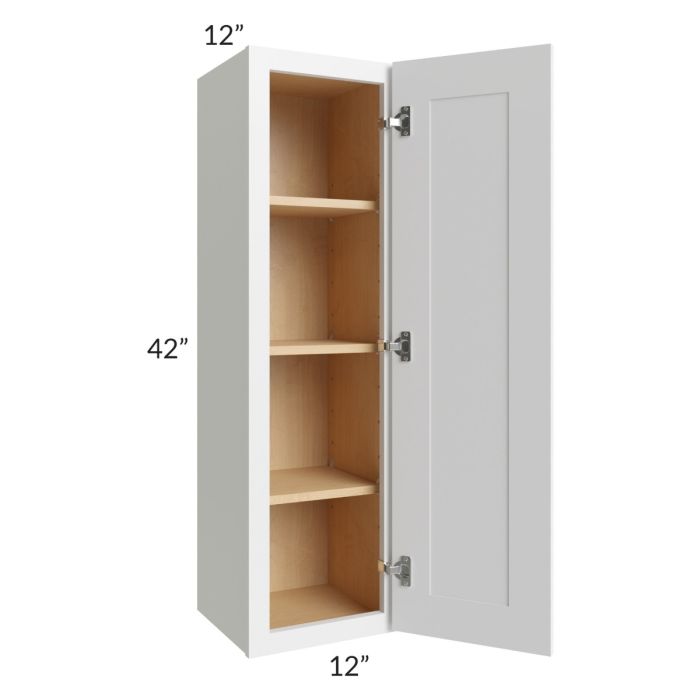 Stratton White Shaker 12x42 Wall Cabinet
