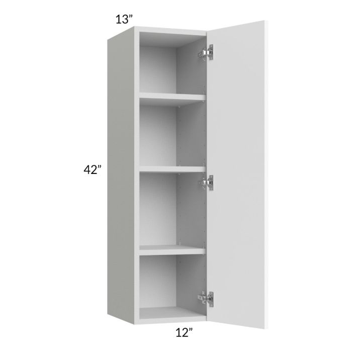 Milan White Matte 12x42 Wall Cabinet