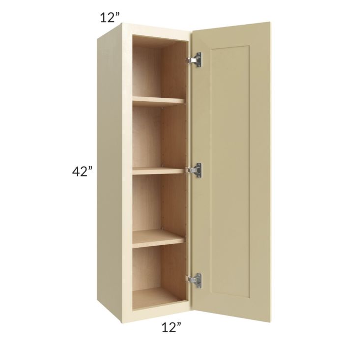 Phoenix Cream Glaze 12x42 Wall Cabinet