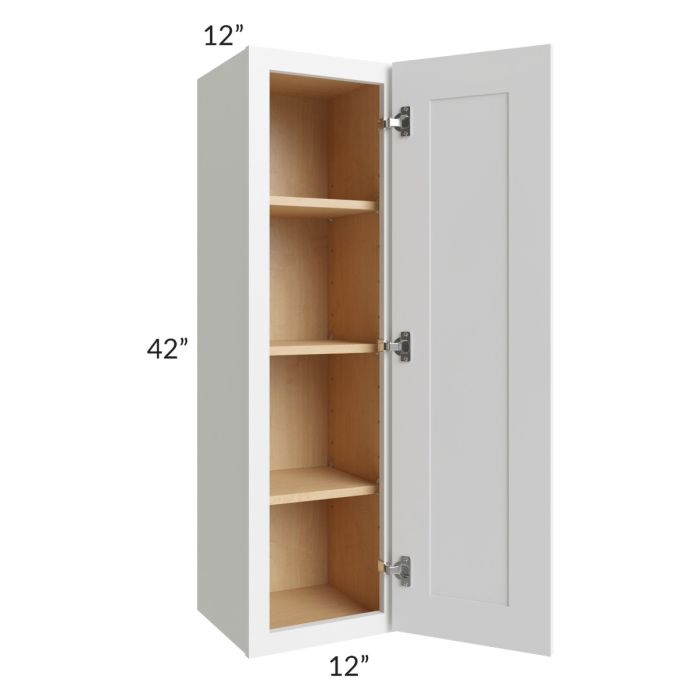 Alpine White Shaker 12x42 Wall Cabinet
