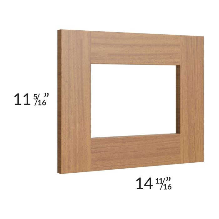 Artisan Walnut Shaker 15x12 Glass Door Only with Glass Included