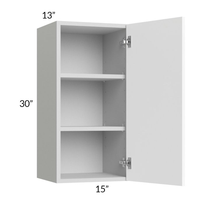Milan White Matte 15x30 Wall Cabinet