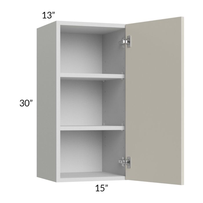 Milan Beige Matte 15x30 Wall Cabinet