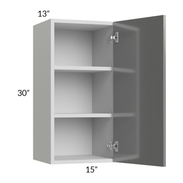 Milan Grey Gloss 15x30 Wall Cabinet