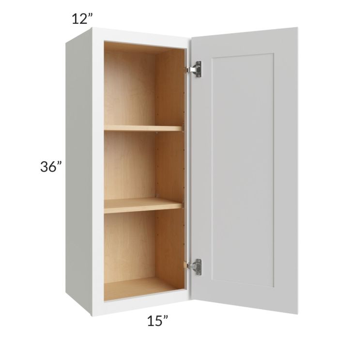 Stratton White Shaker 12x36 Wall Cabinet