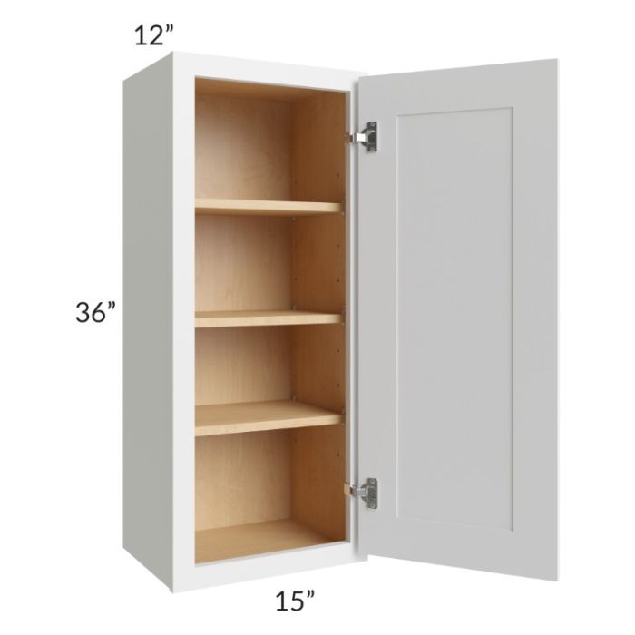 Stratus White 15x36 Wall Cabinet