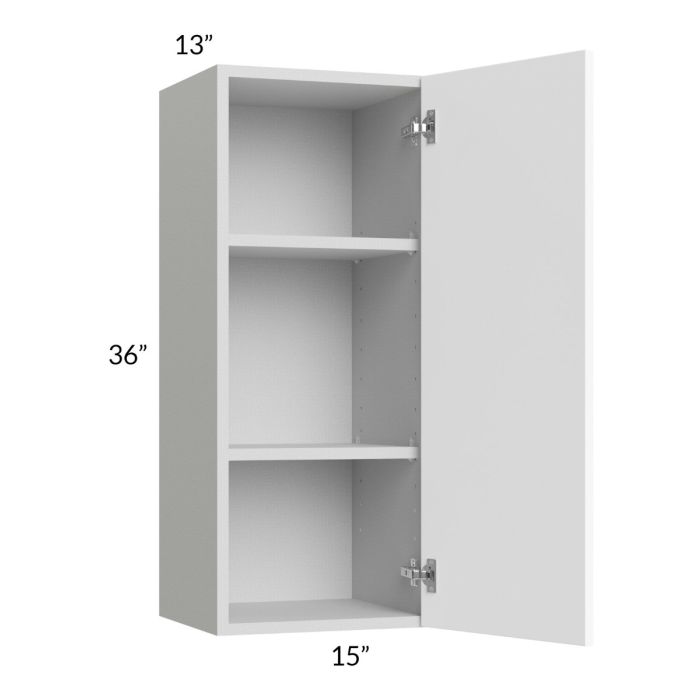 Milan White Matte 15x36 Wall Cabinet