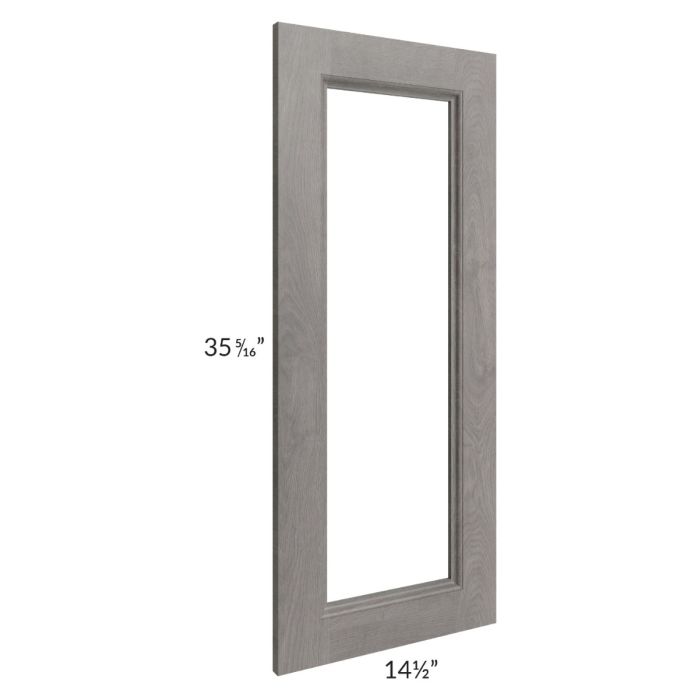 Providence Slate Grey 15x36 Glass Door Only with Glass Included