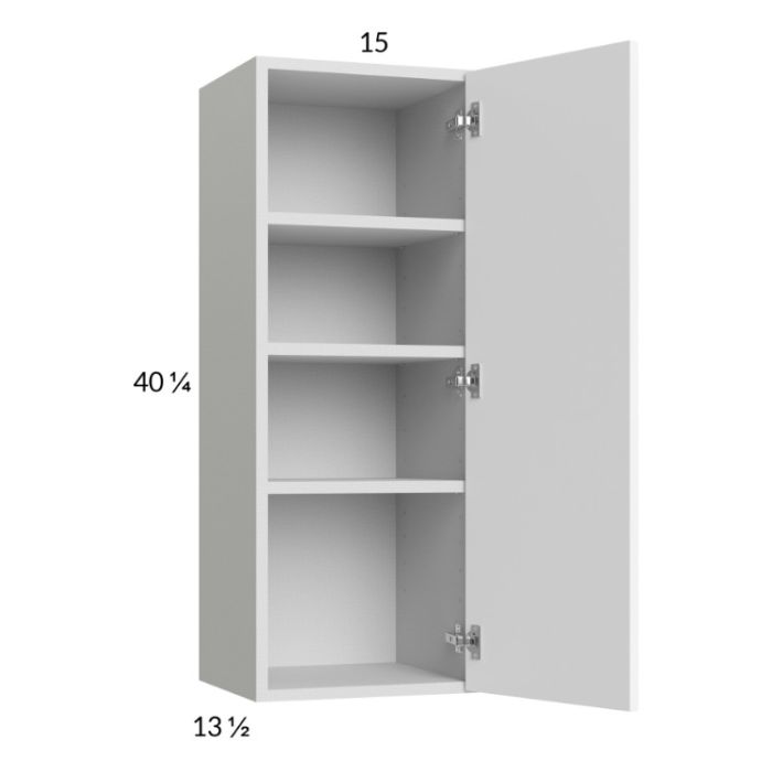 Euro Gloss White 15x40-1/4 Wall Cabinet