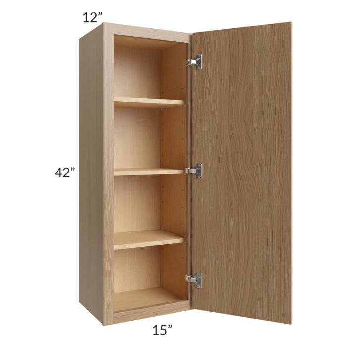 Township Rift Oak 15x42 Wall Cabinet