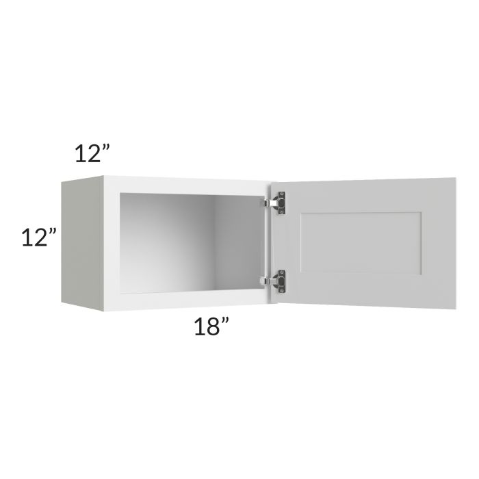 Providence White 18x12 Wall Cabinet 