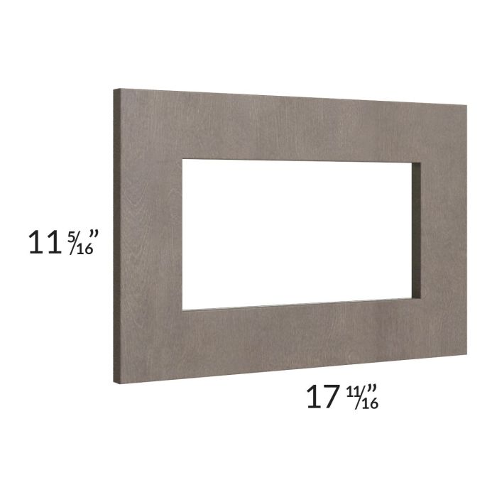 Natural Grey Shaker 18x12 Glass Door Only with Glass Included
