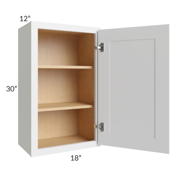 Stratus White 18x30 Wall Cabinet