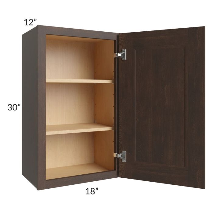 Tuscan Kona Brown 18x30 Wall Cabinet