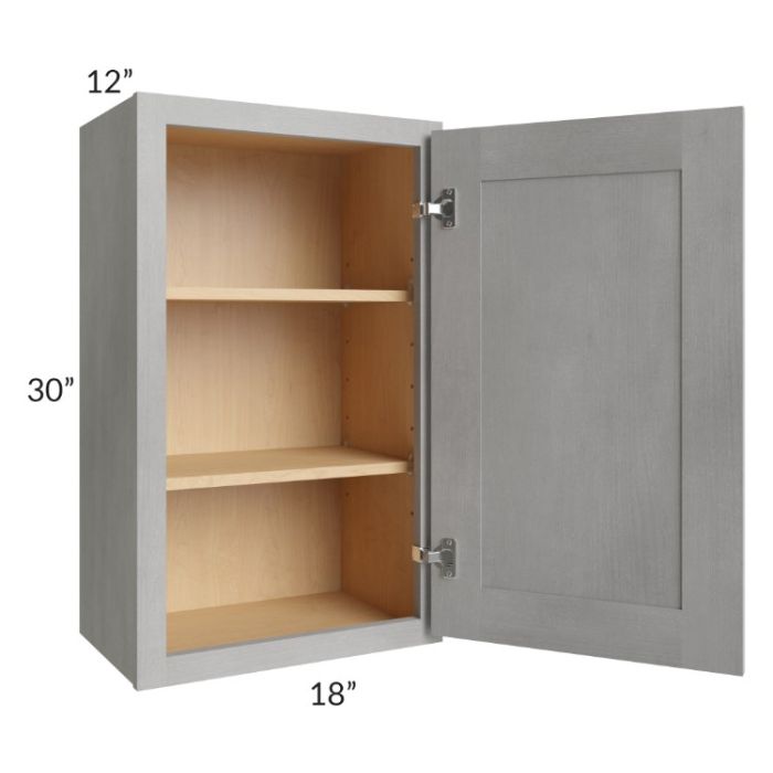 Gramercy Grey Mist 18x30 Wall Cabinet