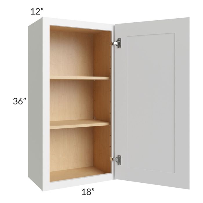 Stratton White Shaker 18x36 Wall Cabinet