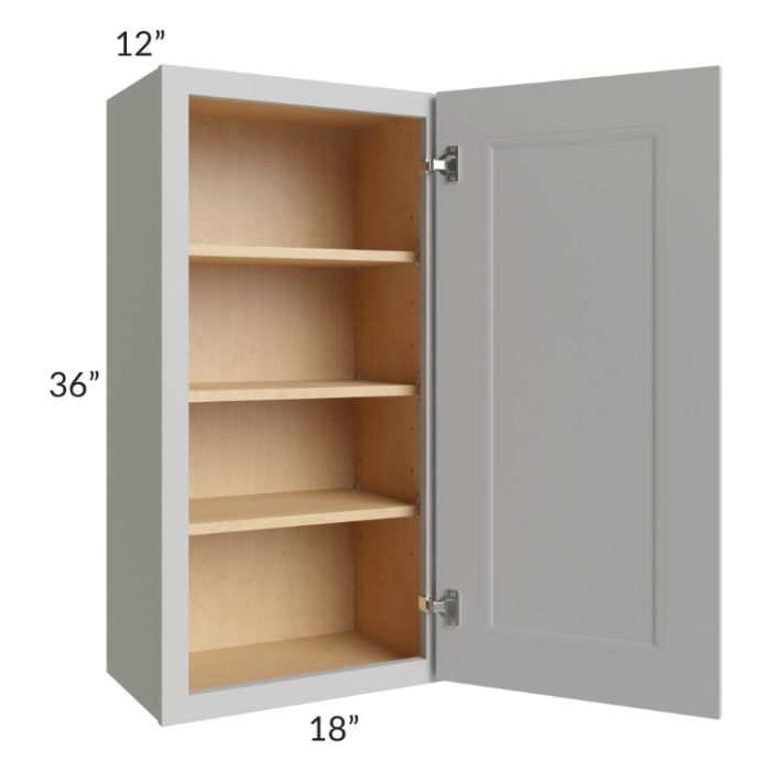 Tuscan Painted Grey 18x36 Wall Cabinet