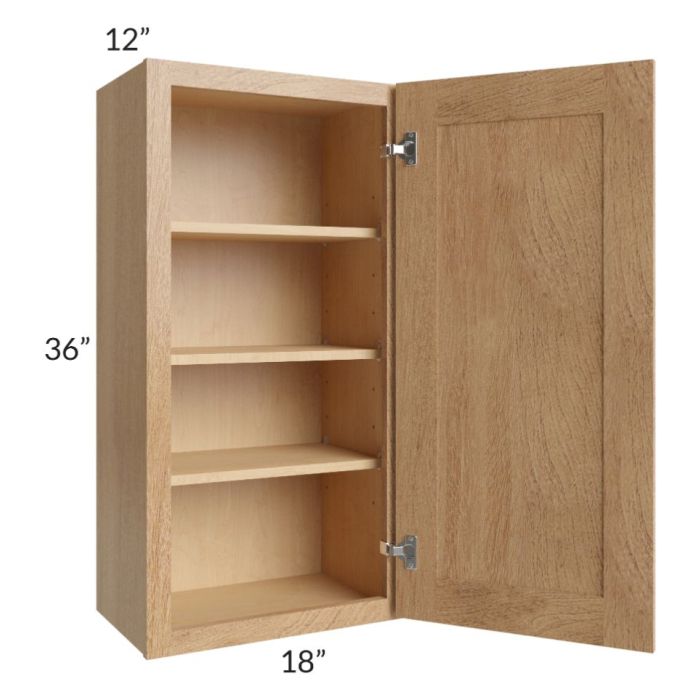 Midtown Timber Shaker 18x36 Wall Cabinet