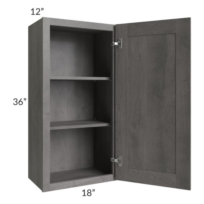 Providence Slate Grey 18x36 Wall Cabinet