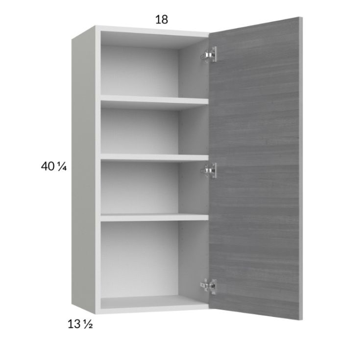 Euro Grey 18x40-1/4 Wall Cabinet
