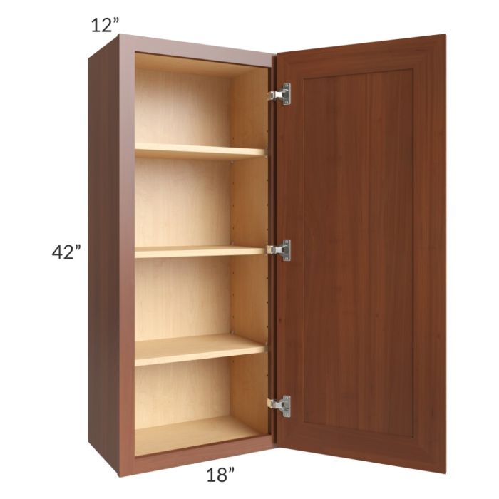 Phoenix Caramel Glaze 18x42 Wall Cabinet