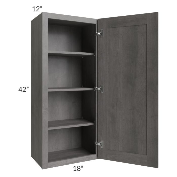 Providence Slate Grey 18x42 Wall Cabinet