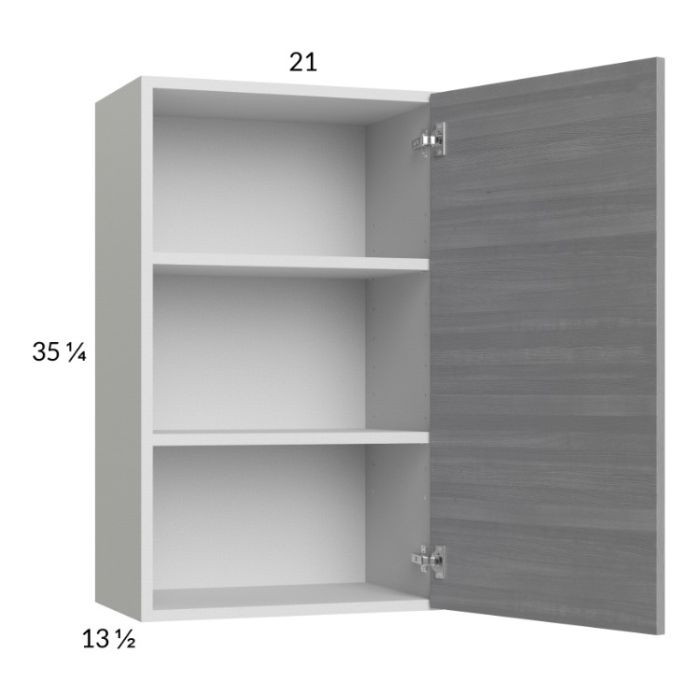 Euro Grey 21x35-1/4 Wall Cabinet