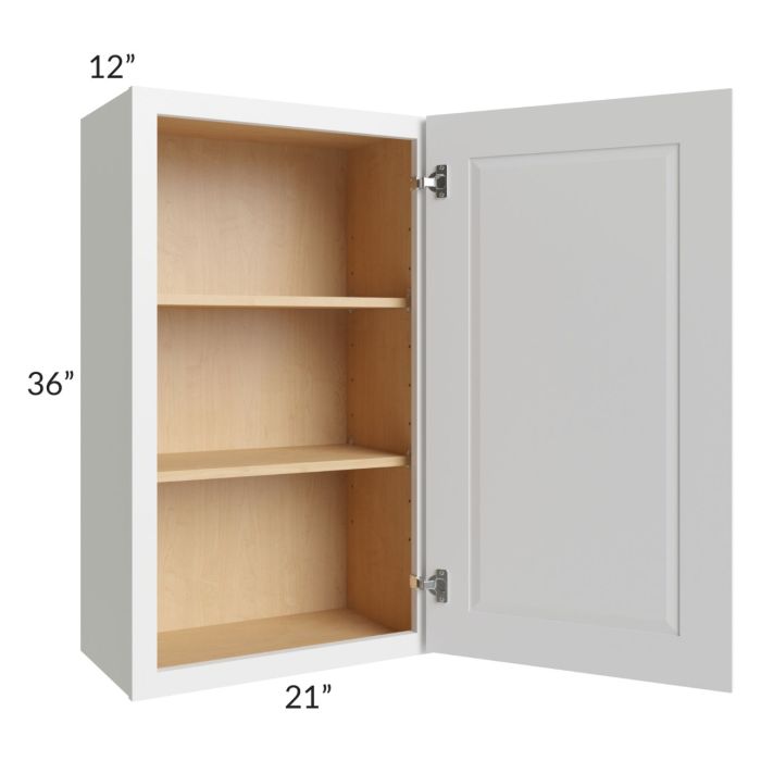 Brighton White Shaker 21x36 Wall Cabinet