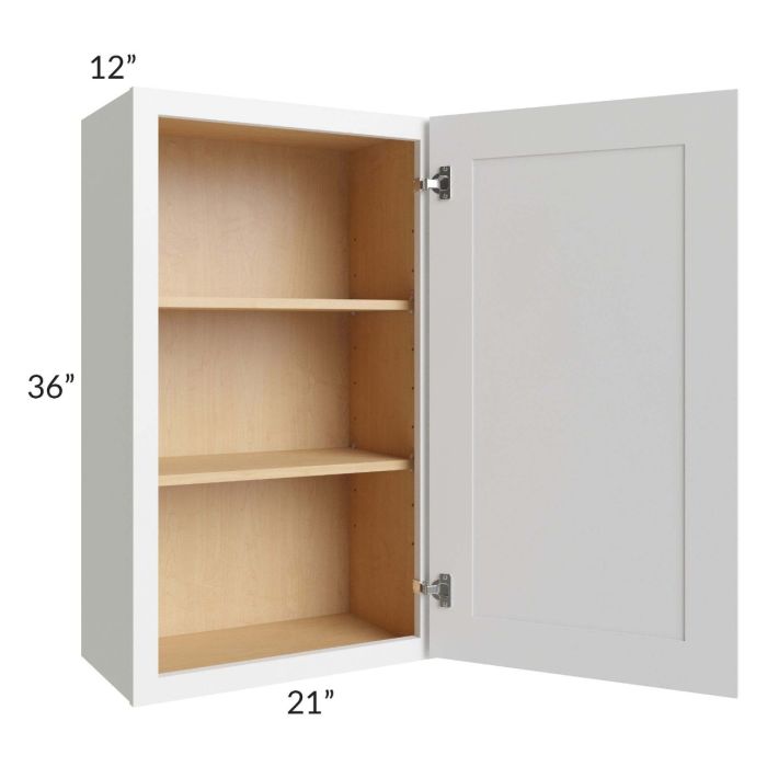 Alpine White Shaker 21x36 Wall Cabinet