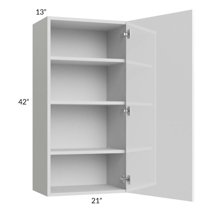 Milan White Gloss 21x42 Wall Cabinet
