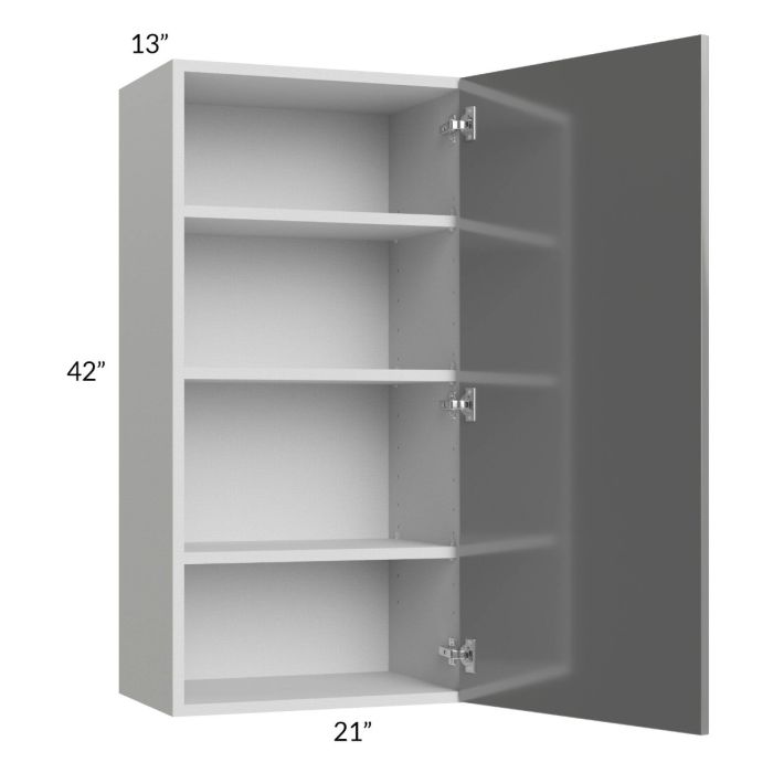 Milan Grey Gloss 21x42 Wall Cabinet