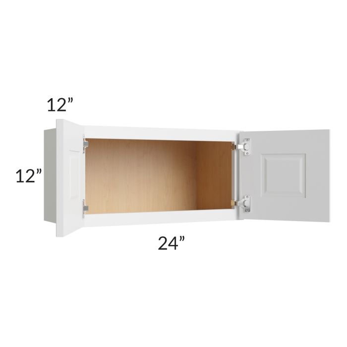 Charlotte White 24x12 Wall Cabinet
