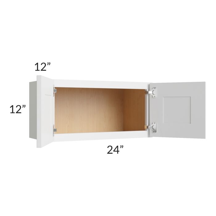 Bayville White 24x12 Wall Cabinet