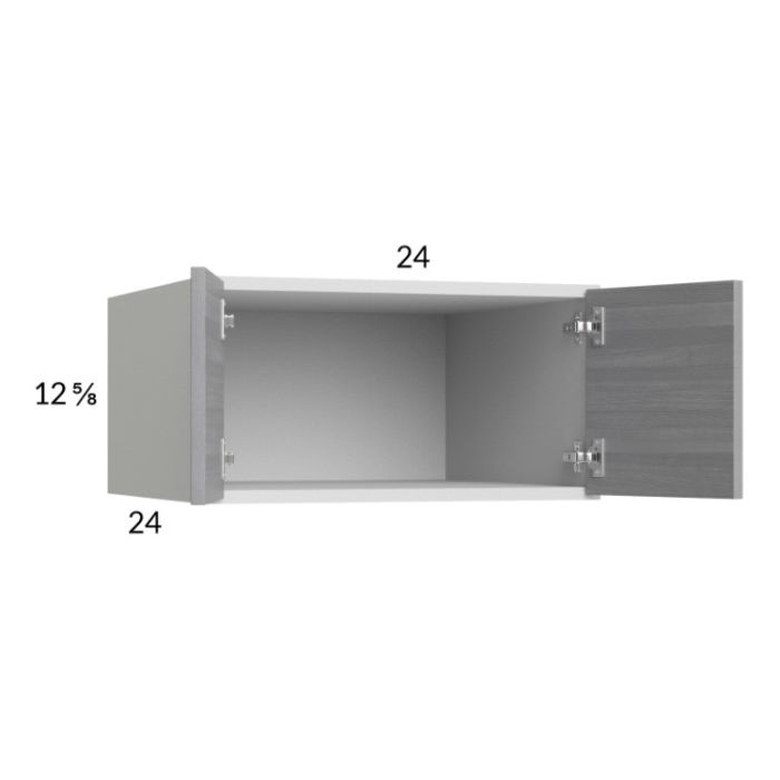 Euro Grey 24x12-5/8x24 Wall Cabinet