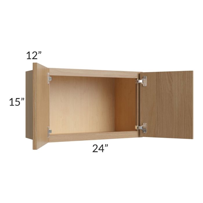 Township Rift Oak 24x15 Wall Cabinet