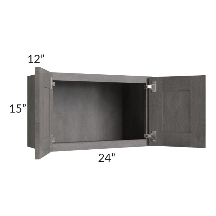 Providence Slate Grey 24x15 Wall Cabinet