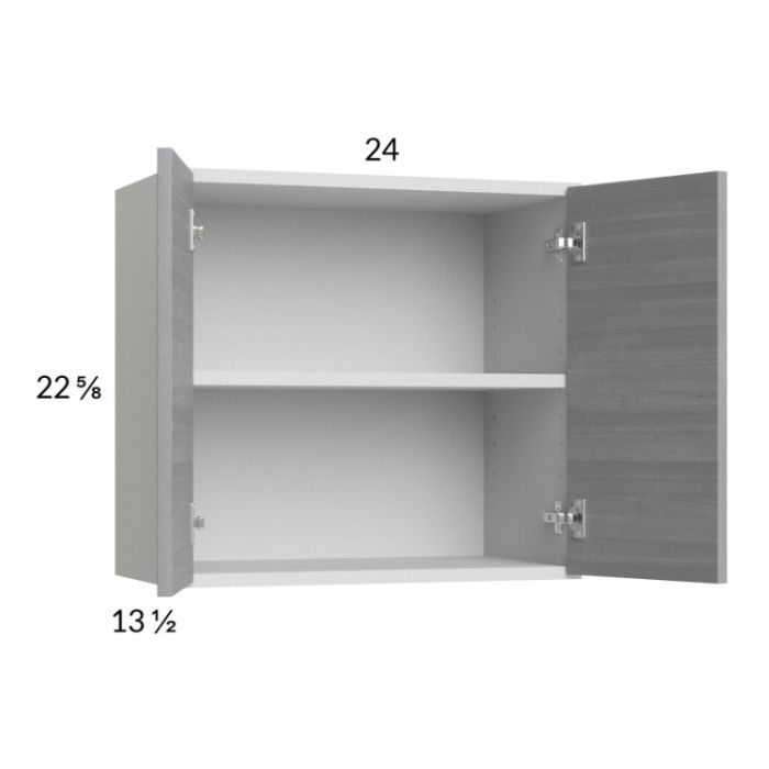 Euro Grey 24x22-5/8 Wall Cabinet