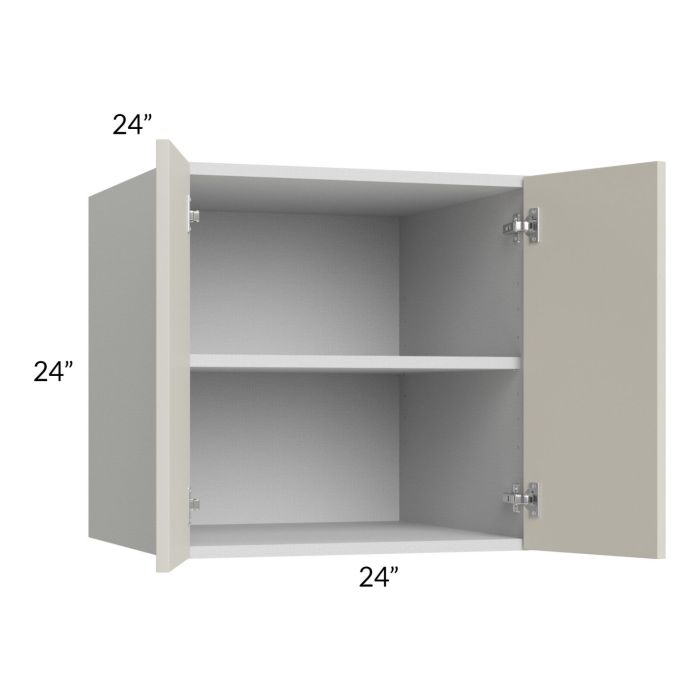 Milan Beige Matte 24x24x24 Wall Cabinet