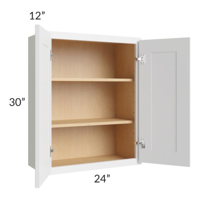 Stratus White 24x30 Wall Cabinet