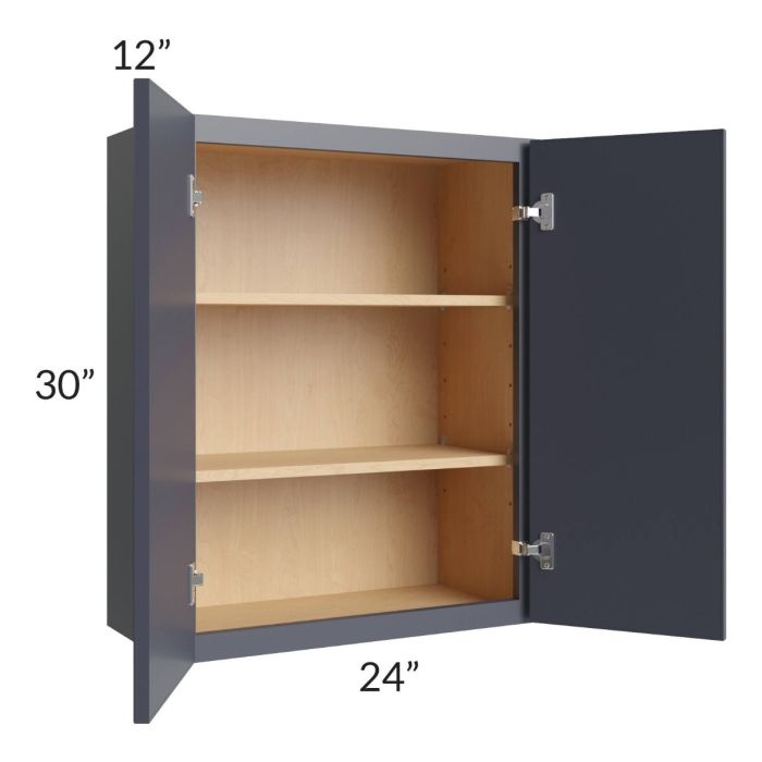 Vienna Indigo 24x30 Wall Cabinet