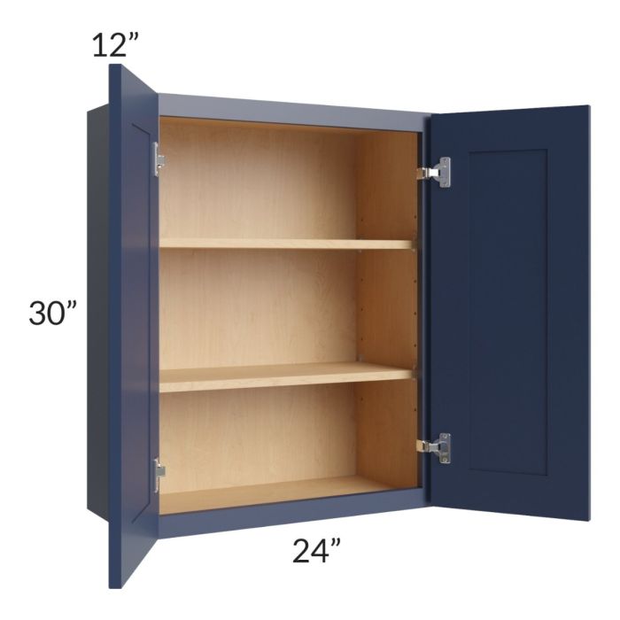 Bayville Blue 24x30 Wall Cabinet