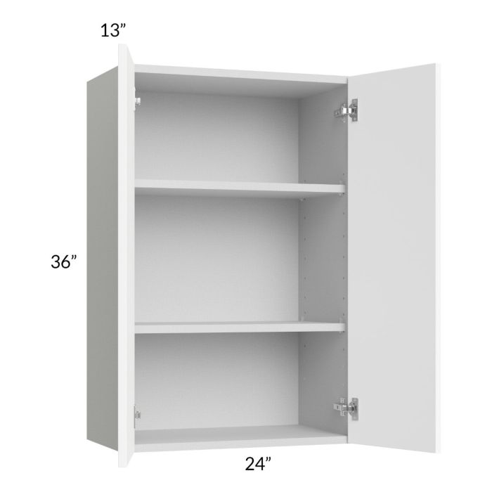 Milan White Matte 24x36 Wall Cabinet