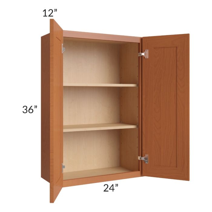 Lexington Cinnamon Glaze 24x36 Wall Cabinet