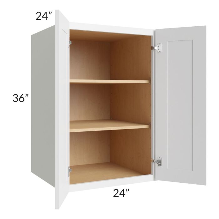 Stratton White Shaker 24x36x24 Pantry Wall Cabinet
